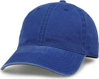 The Game GB465 Pigment Dyed Twill Cap - Royal - Royal / One Size Fits Most