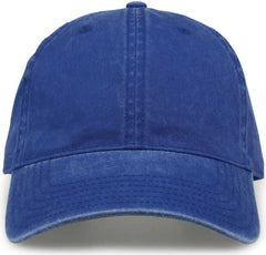 The Game GB465 Pigment Dyed Twill Cap - Royal - Royal / One Size Fits Most