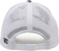 The Game GB470 Lido Tie-Dyed Trucker Cap - Greyscale - Multi-colored / 6 5/8’’ - 7 5/8’’