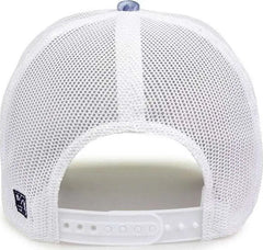 The Game GB470 Lido Tie-Dyed Trucker Cap - Navy Tonal - Multi-colored / 6 5/8’’ - 7 5/8’’