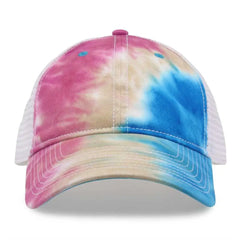 The Game GB470 Lido Tie-Dyed Trucker Cap - Pastel - Multi-colored / 6 5/8’’ - 7 5/8’’