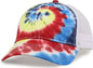 The Game GB470 Lido Tie-Dyed Trucker Cap - Rainbow - Multi-colored / 6 5/8’’ - 7 5/8’’