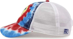 The Game GB470 Lido Tie-Dyed Trucker Cap - Rainbow - Multi-colored / 6 5/8’’ - 7 5/8’’