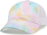 The Game GB470 Lido Tie-Dyed Trucker Cap - Sorbet - Multi-colored / 6 5/8’’ - 7 5/8’’