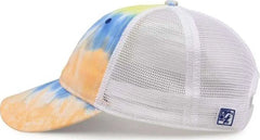 The Game GB470 Lido Tie-Dyed Trucker Cap - Sunrise - Multi-colored / 6 5/8’’ - 7 5/8’’