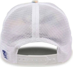 The Game GB470 Lido Tie-Dyed Trucker Cap - Sunrise - Multi-colored / 6 5/8’’ - 7 5/8’’
