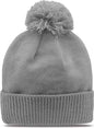 The Game GB472 Rollup Beanie with Pom - Pelican - Gray / One Size Fits Most