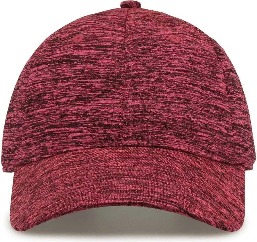 The Game GB477 Peppered Heather Cap - Hot Pink - Hot Pink / One Size Fits Most