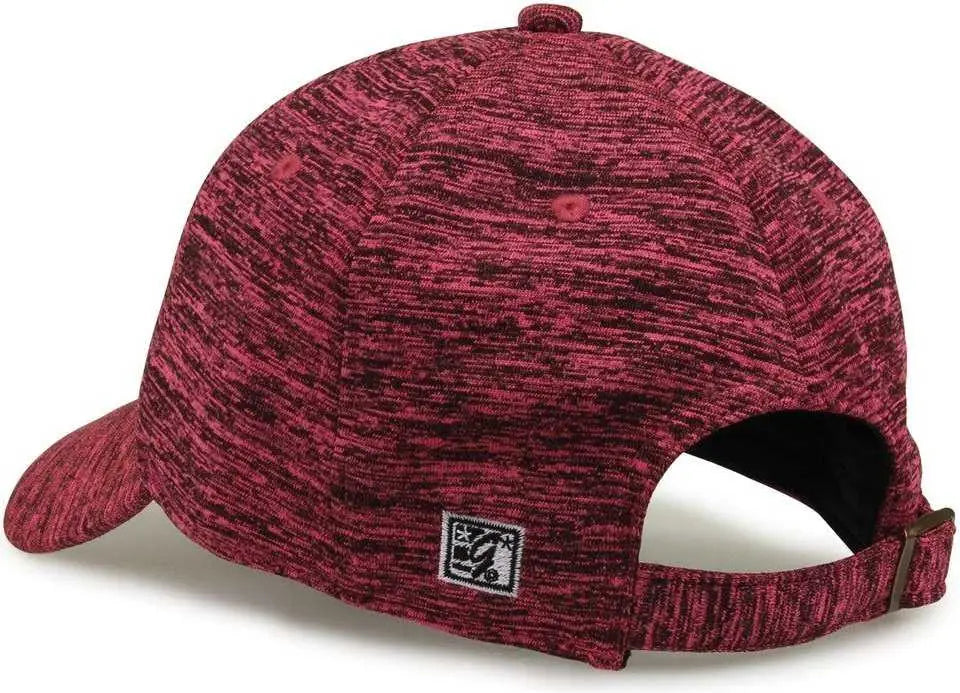 The Game GB477 Peppered Heather Cap - Hot Pink - Hot Pink / One Size Fits Most