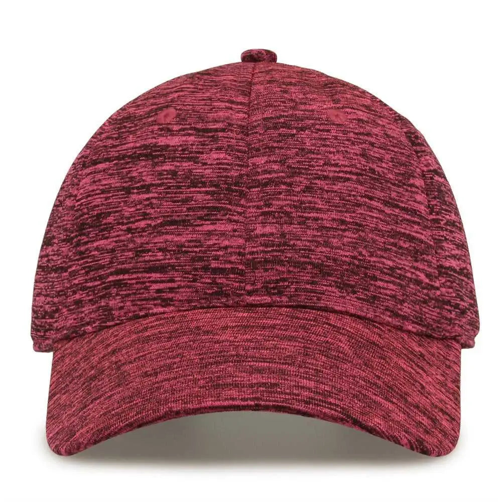 The Game GB477 Peppered Heather Cap - Hot Pink - Hot Pink / One Size Fits Most