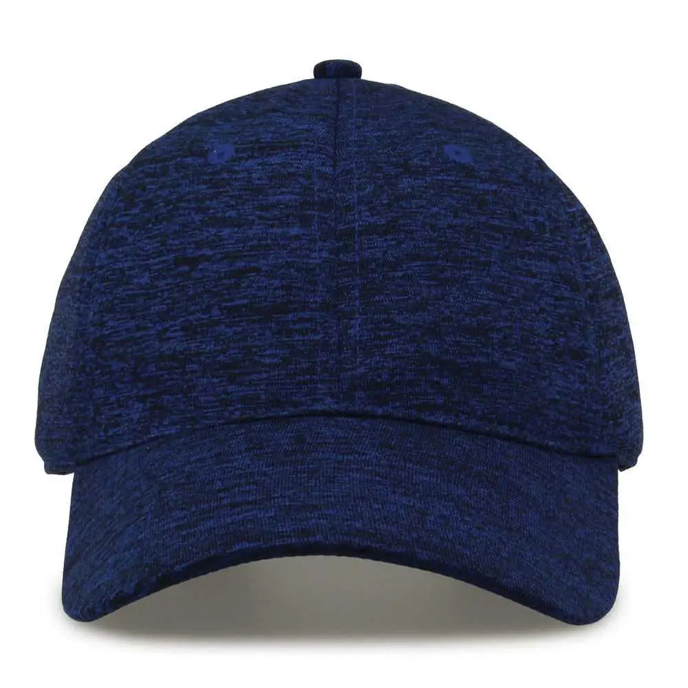 The Game GB477 Peppered Heather Cap - Royal - Royal / One Size Fits Most