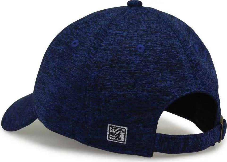 The Game GB477 Peppered Heather Cap - Royal - Royal / One Size Fits Most