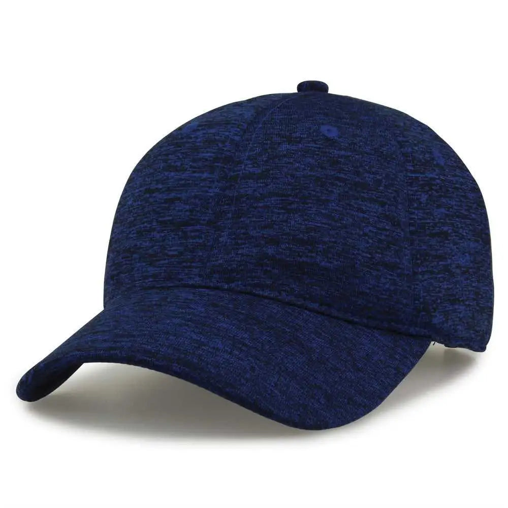 The Game GB477 Peppered Heather Cap - Royal - Royal / One Size Fits Most