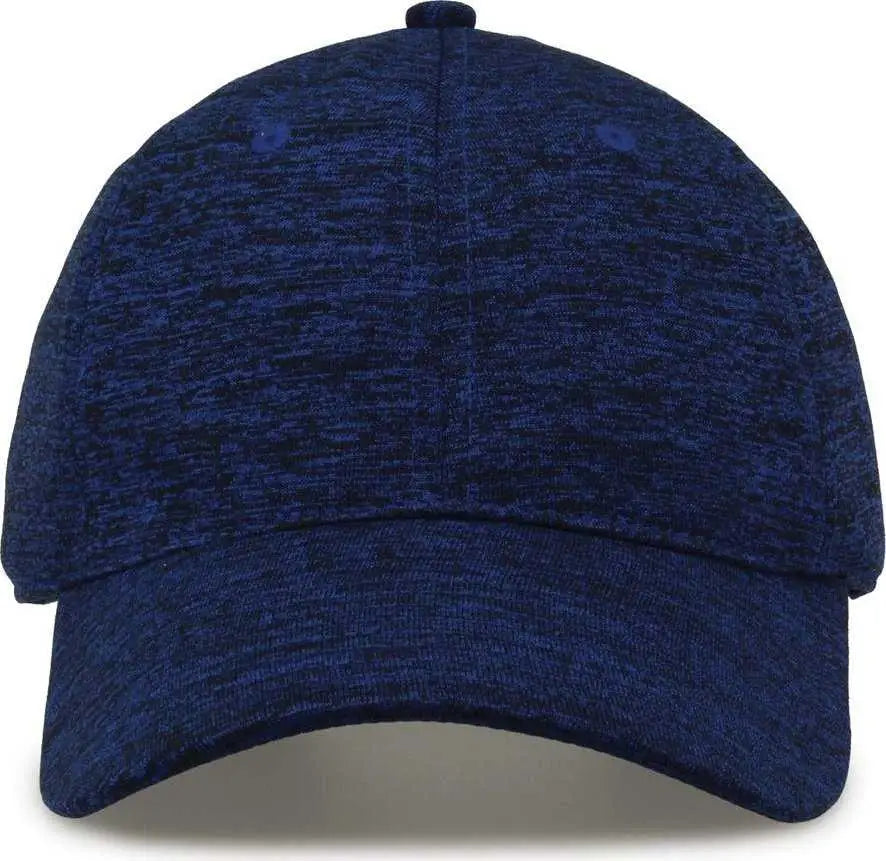 The Game GB477 Peppered Heather Cap - Royal - Royal / One Size Fits Most