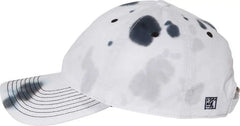 The Game GB482 Asbury Tie-Dyed Twill Cap - Greyscale - Multi-colored / 6 5/8’’ - 7 5/8’’