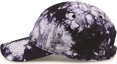 The Game GB482 Asbury Tie-Dyed Twill Cap - Navy Tonal - Multi-colored / 6 5/8’’ - 7 5/8’’