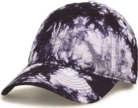 The Game GB482 Asbury Tie-Dyed Twill Cap - Navy Tonal - Multi-colored / 6 5/8’’ - 7 5/8’’
