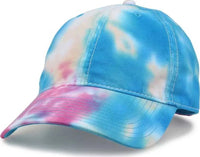 The Game GB482 Asbury Tie-Dyed Twill Cap - Pastel - Multi-colored / 6 5/8’’ - 7 5/8’’