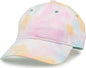 The Game GB482 Asbury Tie-Dyed Twill Cap - Sorbet - Multi-colored / 6 5/8’’ - 7 5/8’’