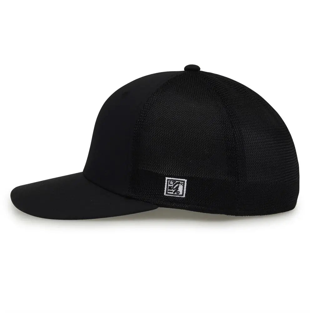The Game GB483 On-Field GameChanger with Diamond Mesh Cap - Black Black