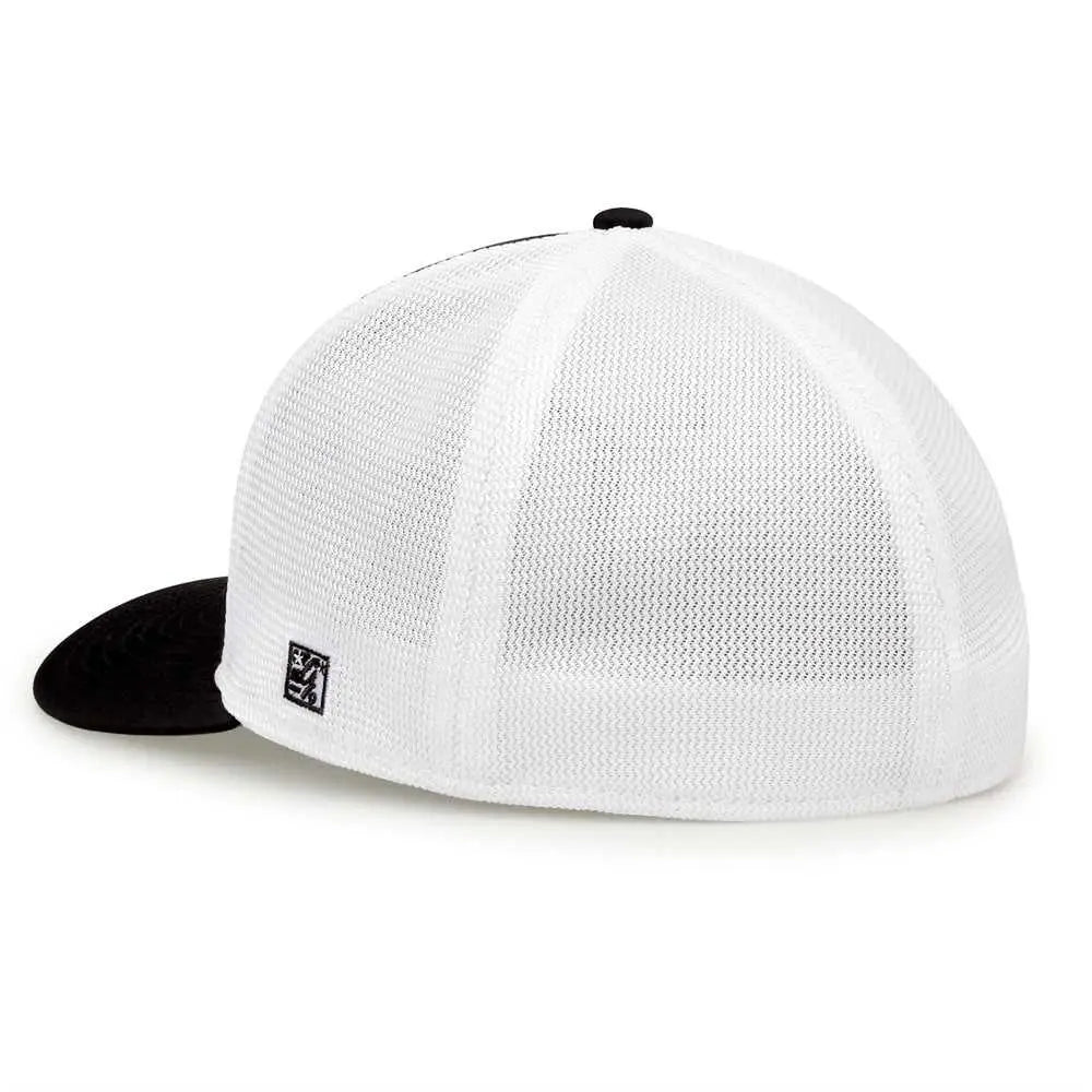 The Game GB483 On-Field GameChanger with Diamond Mesh Cap - Black White