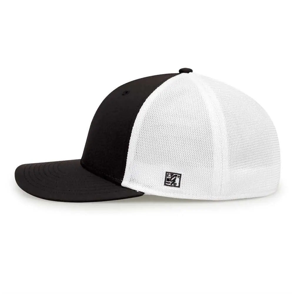 The Game GB483 On-Field GameChanger with Diamond Mesh Cap - Black White