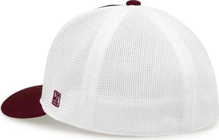 The Game GB483 On-Field GameChanger with Diamond Mesh Cap - Dark Maroon