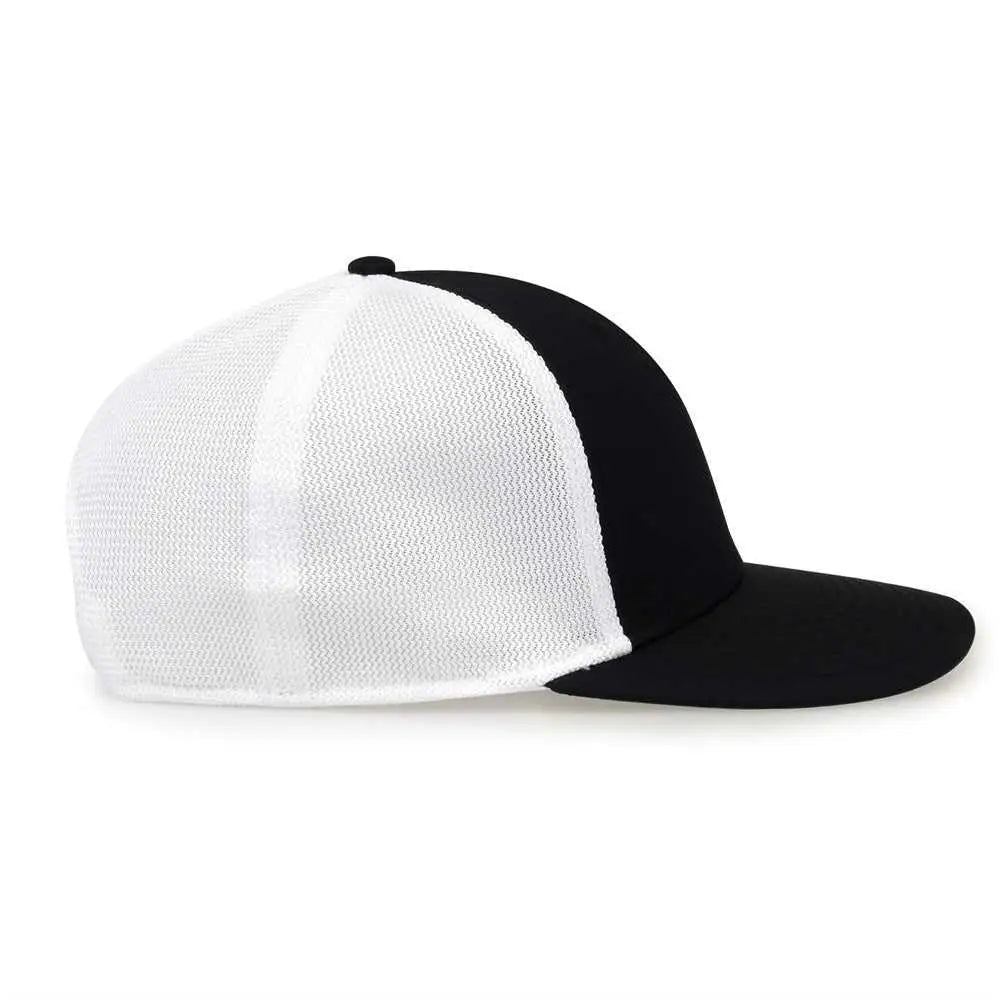 The Game GB483A GameChanger and Diamond Mesh Adjustable Cap - Black White - Black White / One Size Fits Most