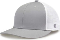 The Game GB483A GameChanger and Diamond Mesh Adjustable Cap - Grey - Gray / One Size Fits Most