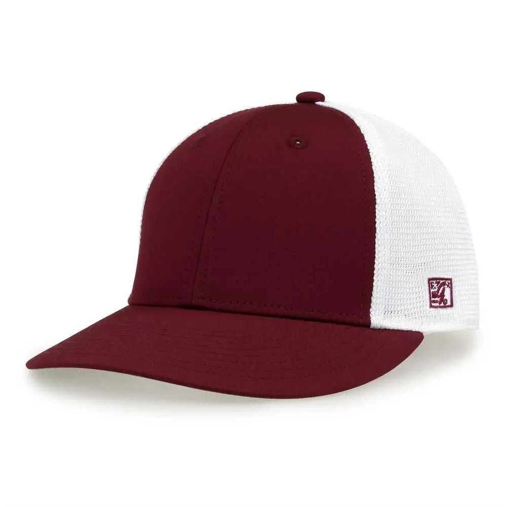 The Game GB483A GameChanger and Diamond Mesh Adjustable Cap - Maroon - Maroon / One Size Fits Most