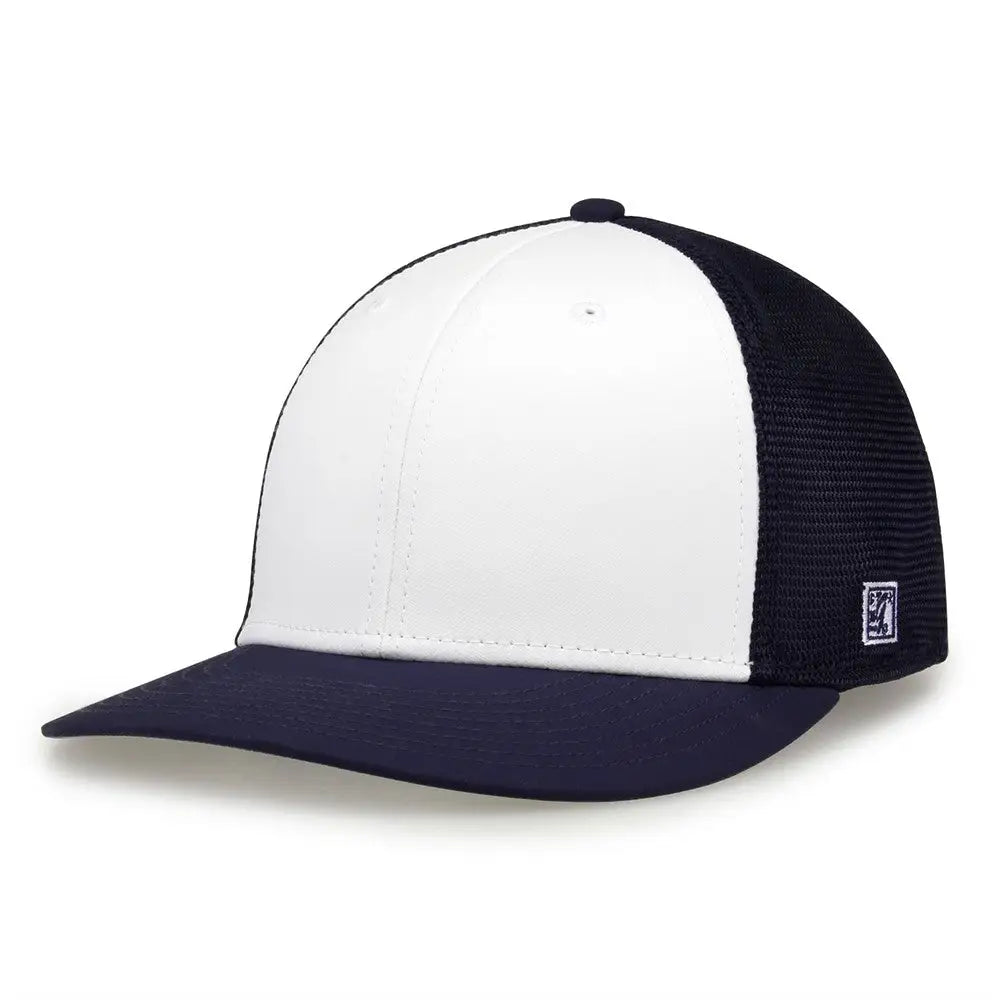 The Game GB483A GameChanger and Diamond Mesh Adjustable Cap - White Navy - White Navy / One Size Fits Most