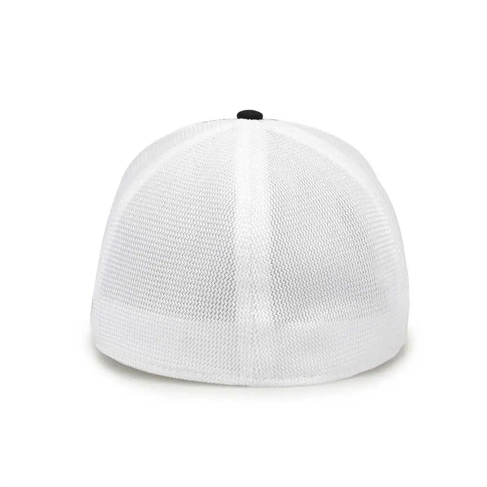 The Game GB483P On-Field GameChanger with Piping & Diamond Mesh Cap - Athletic Gold Black