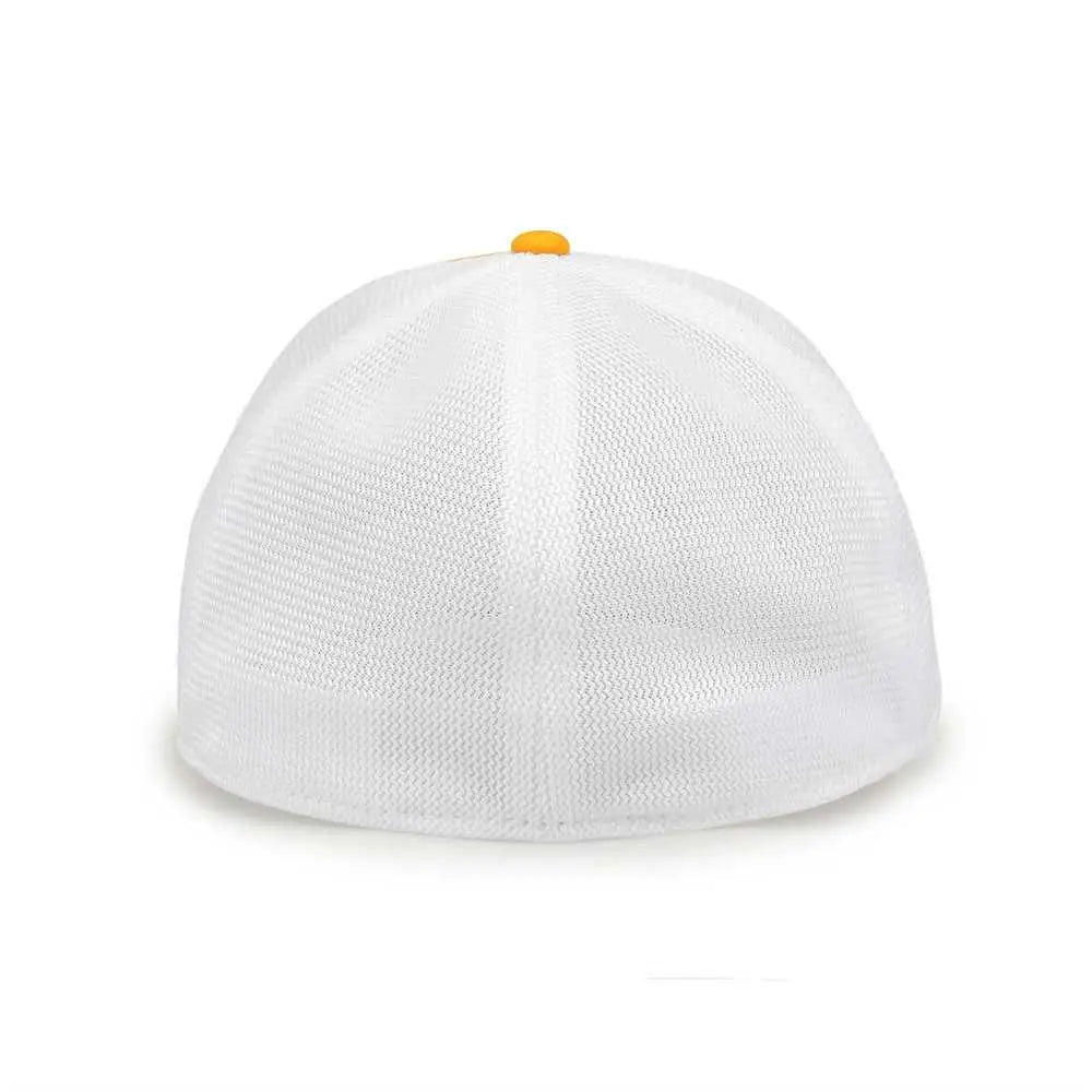 The Game GB483P On-Field GameChanger with Piping & Diamond Mesh Cap - Dark Green Gold