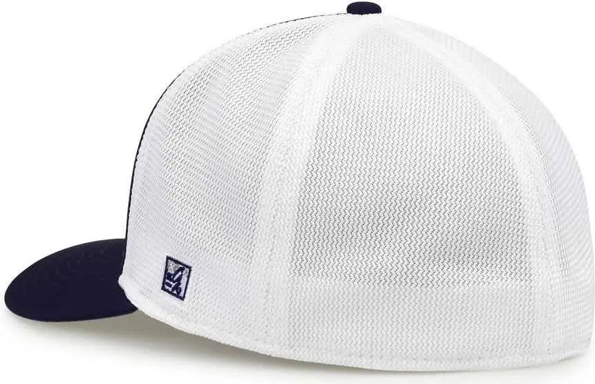 The Game GB483P On-Field GameChanger with Piping & Diamond Mesh Cap - Grey Navy