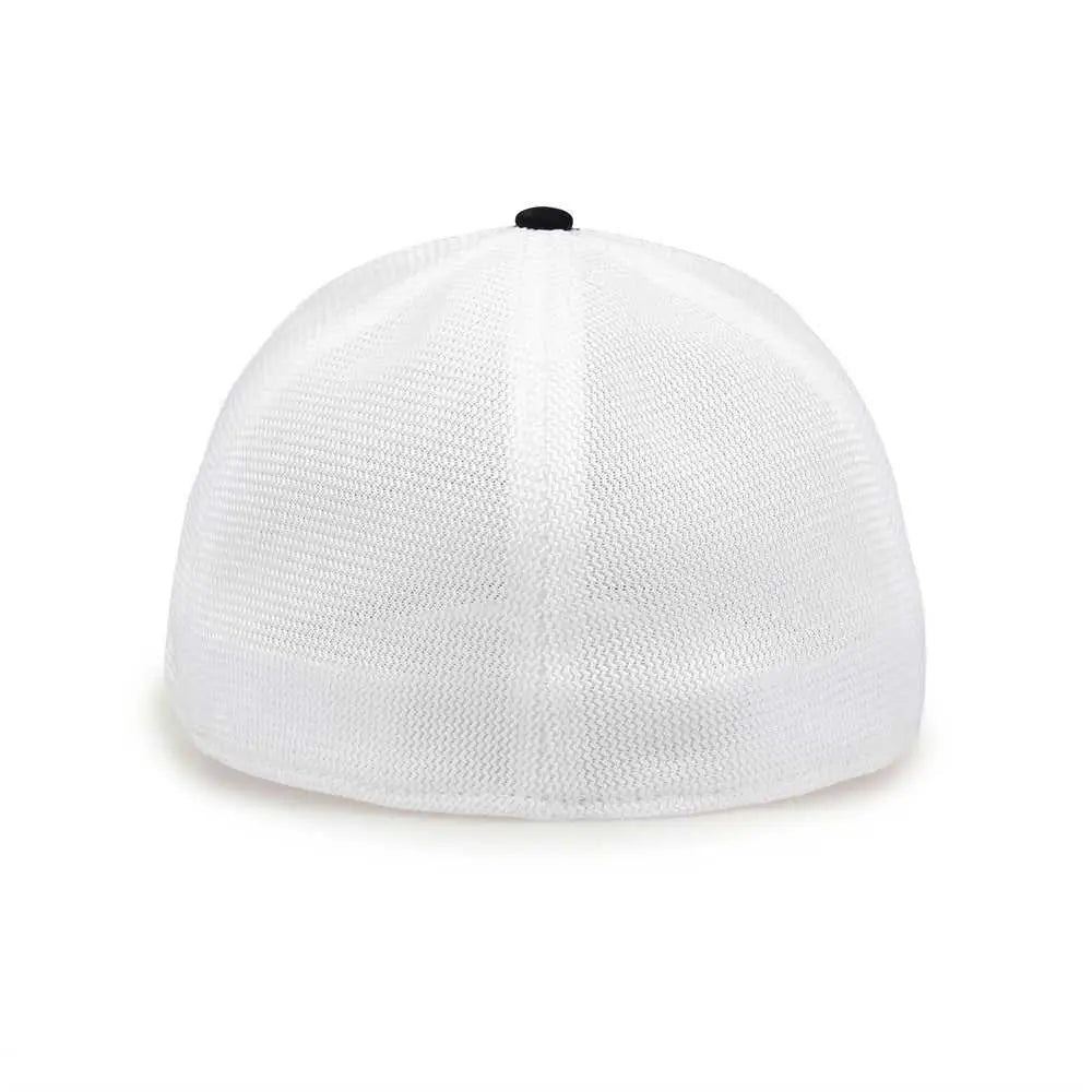 The Game GB483P On-Field GameChanger with Piping & Diamond Mesh Cap - Orange Black