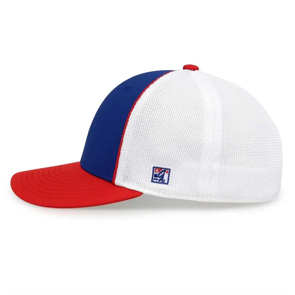 The Game GB483P On-Field GameChanger with Piping & Diamond Mesh Cap - Royal Red