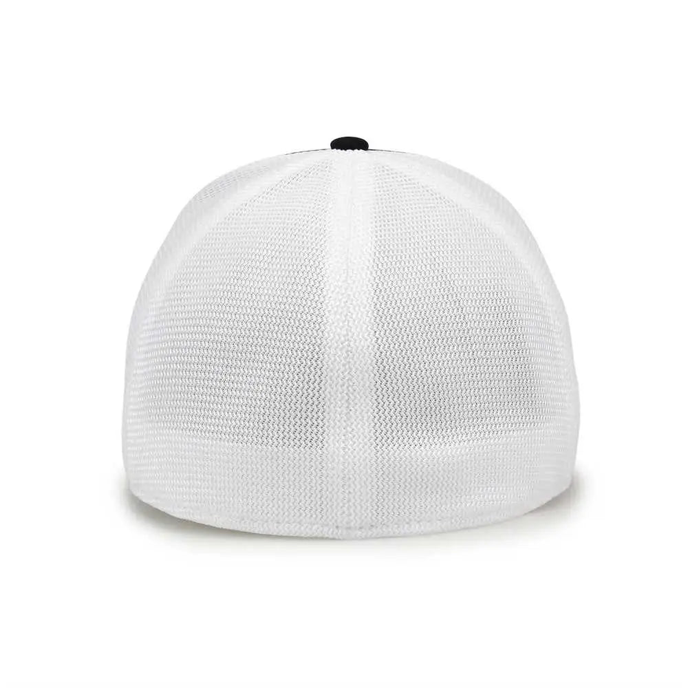 The Game GB483P On-Field GameChanger with Piping & Diamond Mesh Cap - Vegas Gold Black