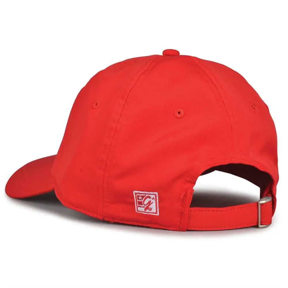 The Game GB484 Low Profile GameChanger Cap - Red - Red / One Size Fits Most