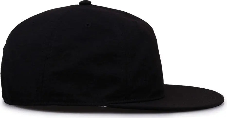 The Game GB501 5 Panel Poly Snapback Cap - Black - Black / OSFM