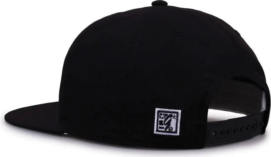 The Game GB501 5 Panel Poly Snapback Cap - Black - Black / OSFM