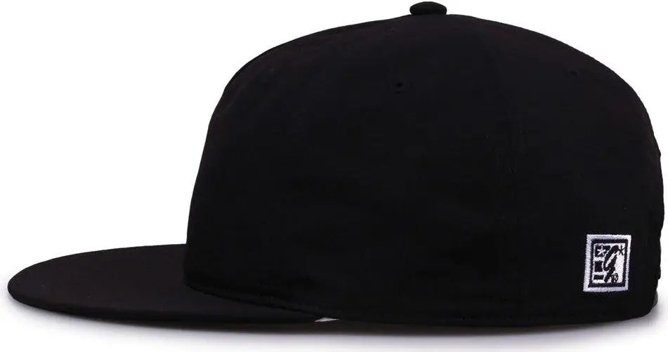 The Game GB501 5 Panel Poly Snapback Cap - Black - Black / OSFM
