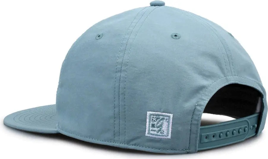 The Game GB501 5 Panel Poly Snapback Cap - Blue Surf - Blue / OSFM