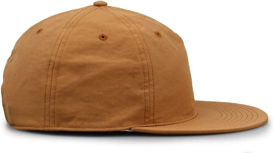 The Game GB501 5 Panel Poly Snapback Cap - Copper - Tan / OSFM