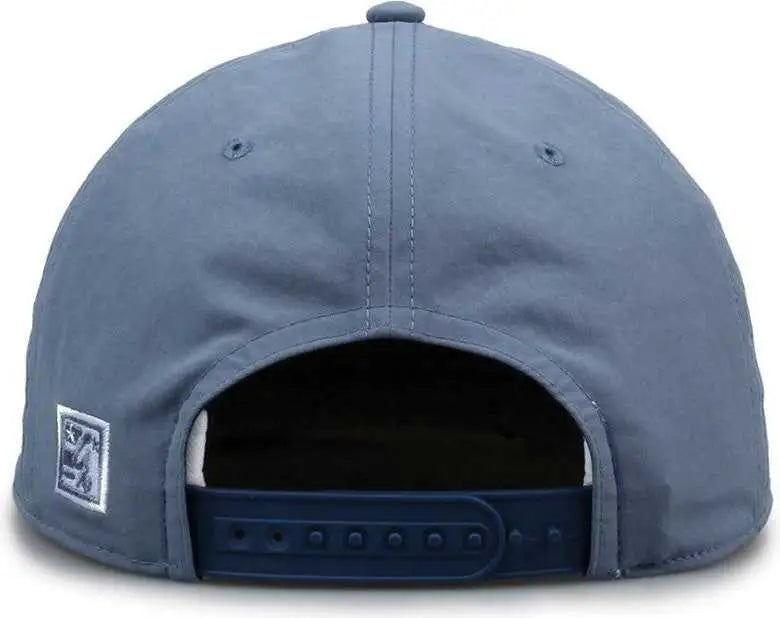 The Game GB501 5 Panel Poly Snapback Cap - Marine - Navy / OSFM
