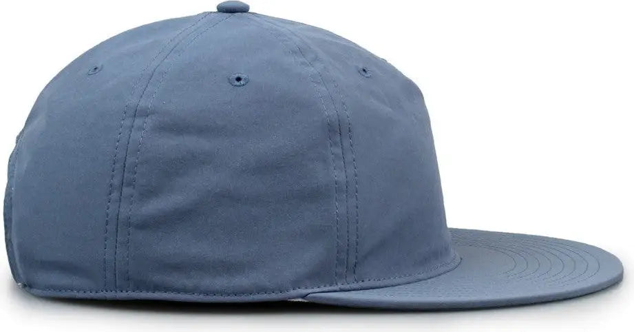 The Game GB501 5 Panel Poly Snapback Cap - Marine - Navy / OSFM