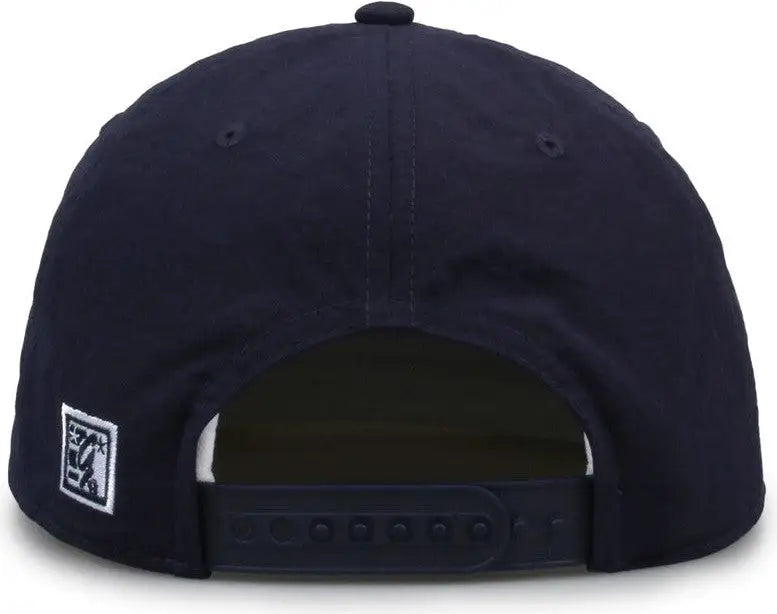 The Game GB501 5 Panel Poly Snapback Cap - Navy - Navy / OSFM