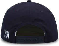The Game GB501 5 Panel Poly Snapback Cap - Navy - Navy / OSFM