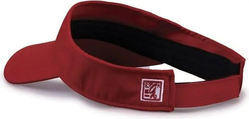 The Game GB503 Cool Breeze Nylon Visor - Cardinal - Cardinal / OSFM