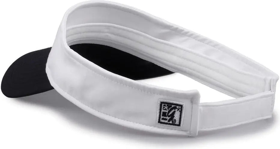 The Game GB503 Cool Breeze Nylon Visor - White Black - White Black / OSFM