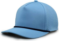 The Game GB505R NeoCool 5 Panel Snapback with Rope Cap Columbia Blue Navy Columbia Blue Navy / OSFM